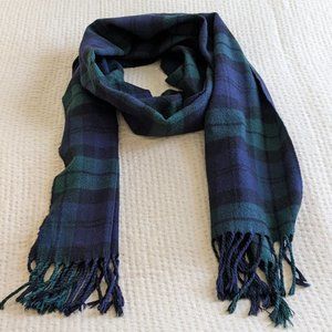 Lands' End tartan scarf